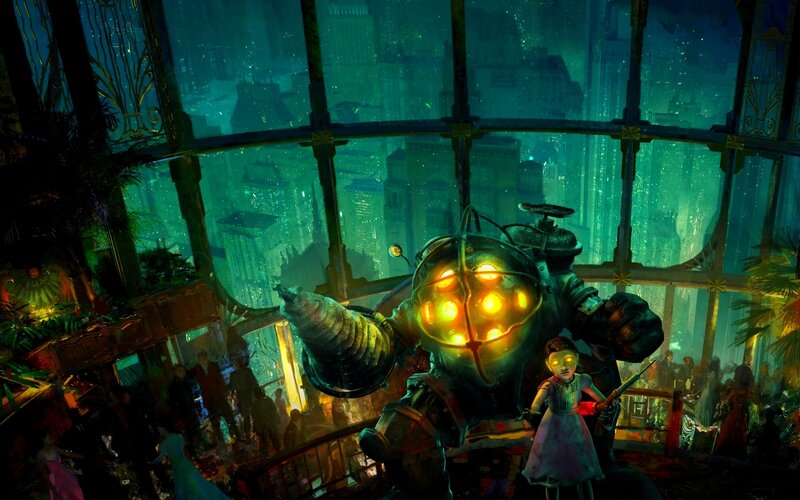 BioShock underwater city scene