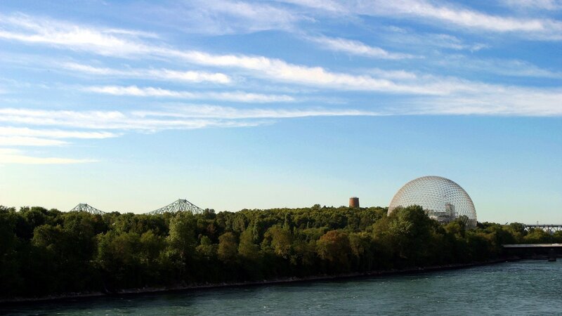 Biosphere and Montreal bridges