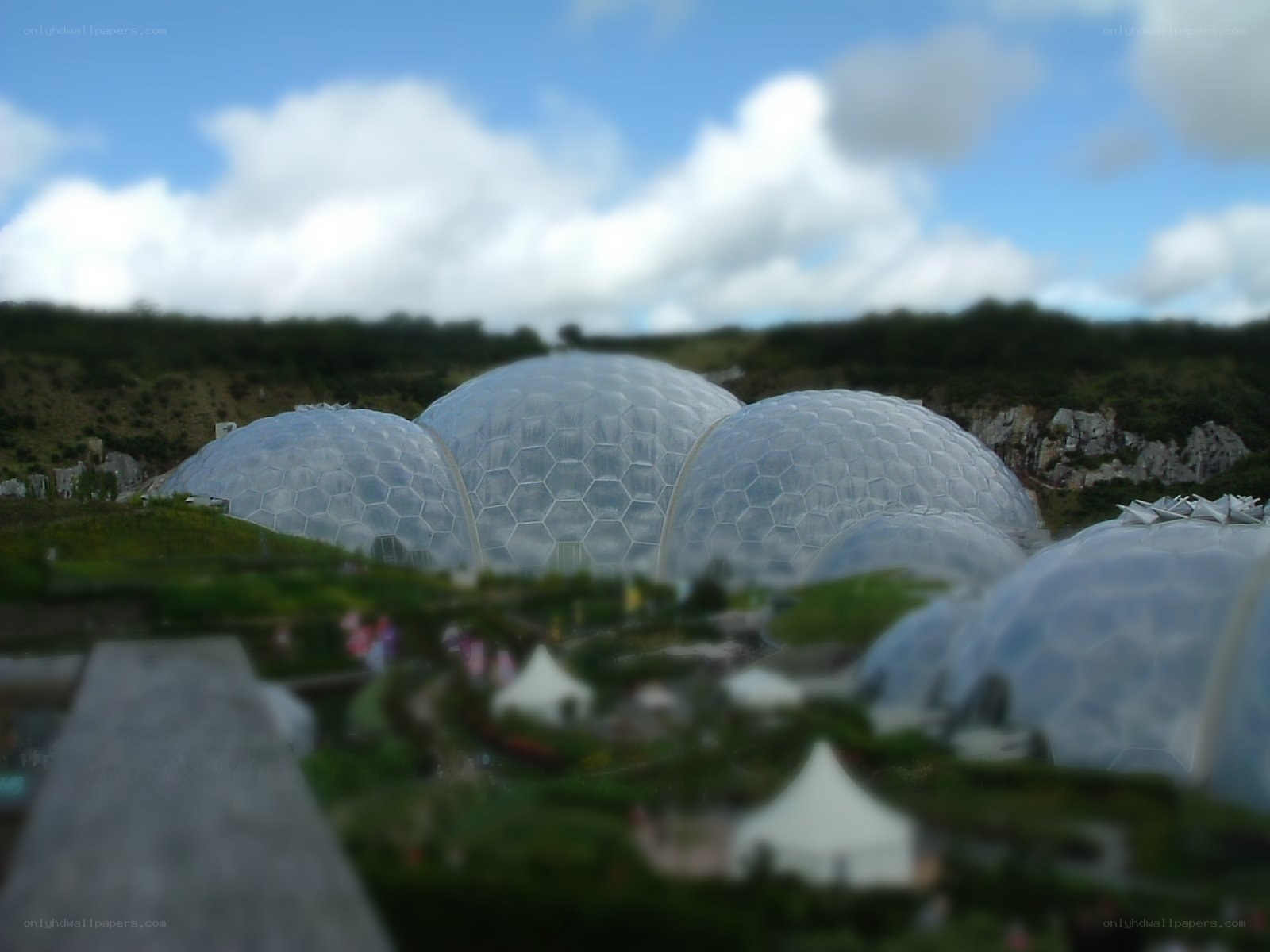 Biosphere domes at Eden Project
