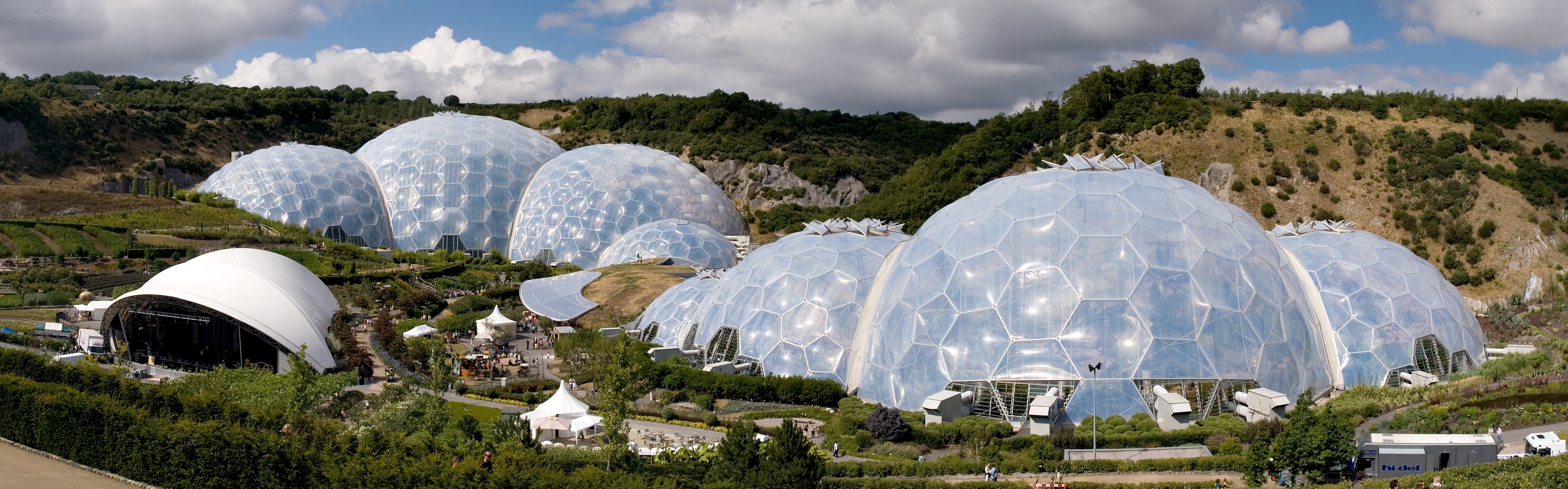 Biosphere domes at Eden Project