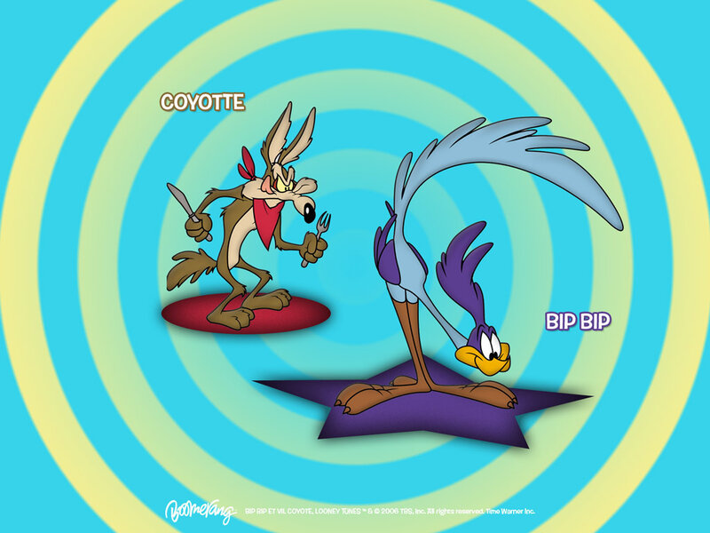 Bip Bip and Coyote characters