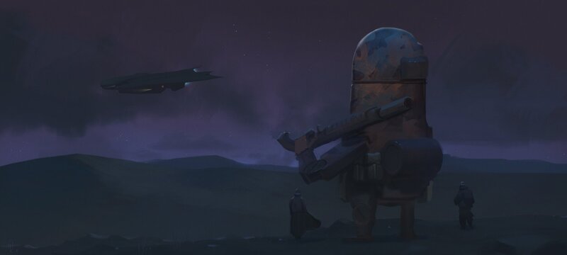 Bipedal Robot on Desert