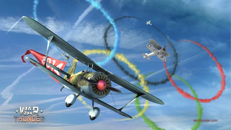 Biplane Aerobatic Display