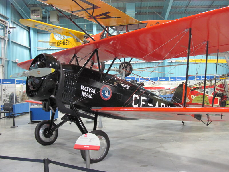 Biplane Aircraft — Black