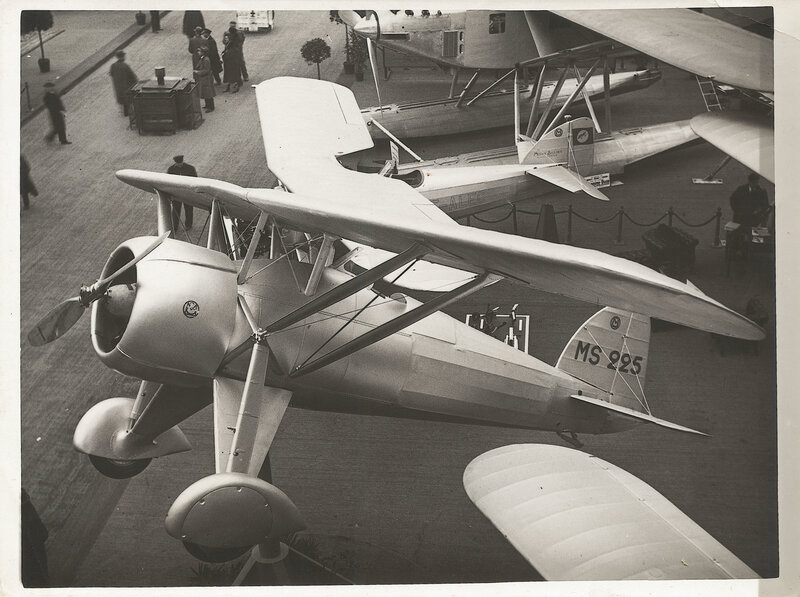 Biplane at an airshow