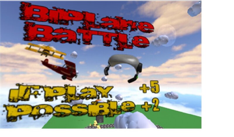 Biplane Battle Scene