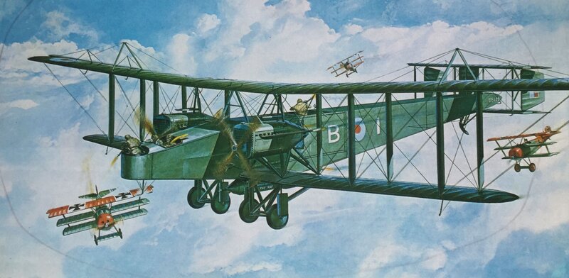 Biplane in Dogfight