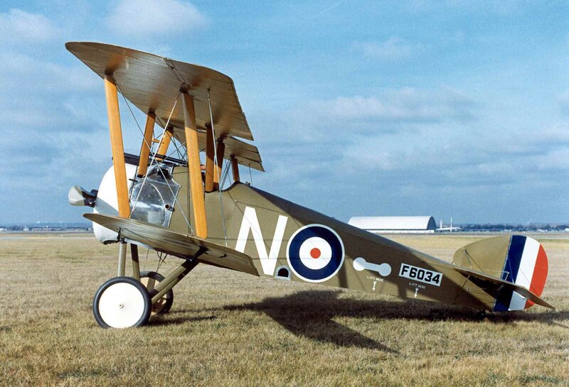 Biplane on Grass Field — Green