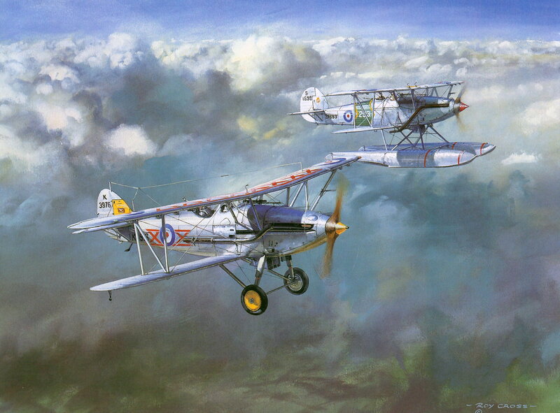 Biplanes in Clouds