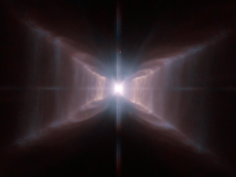 Bipolar Nebula — White