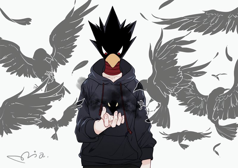 Bird-headed Character — Black