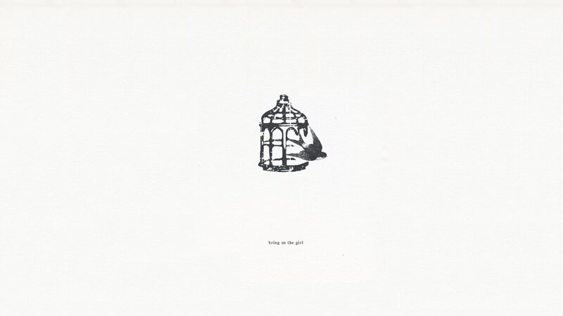 Bird in a Cage — Black, Minimalist