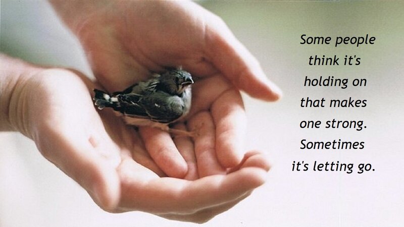 Bird in Cupped Hands