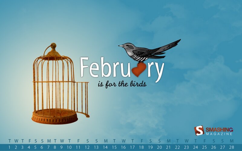 Bird in Flight — Blue, Serene