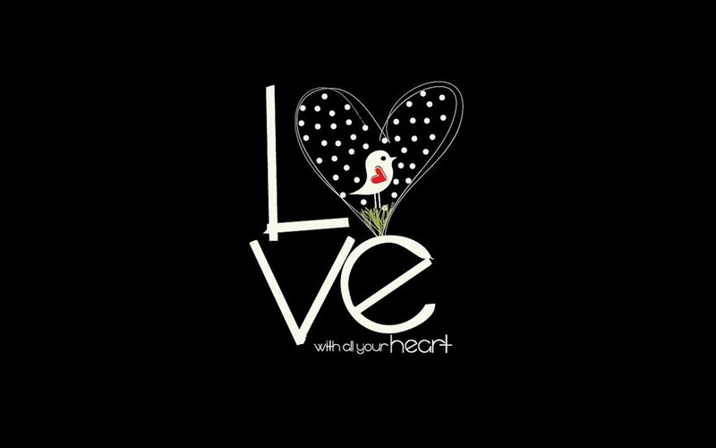 Bird in Heart Shape