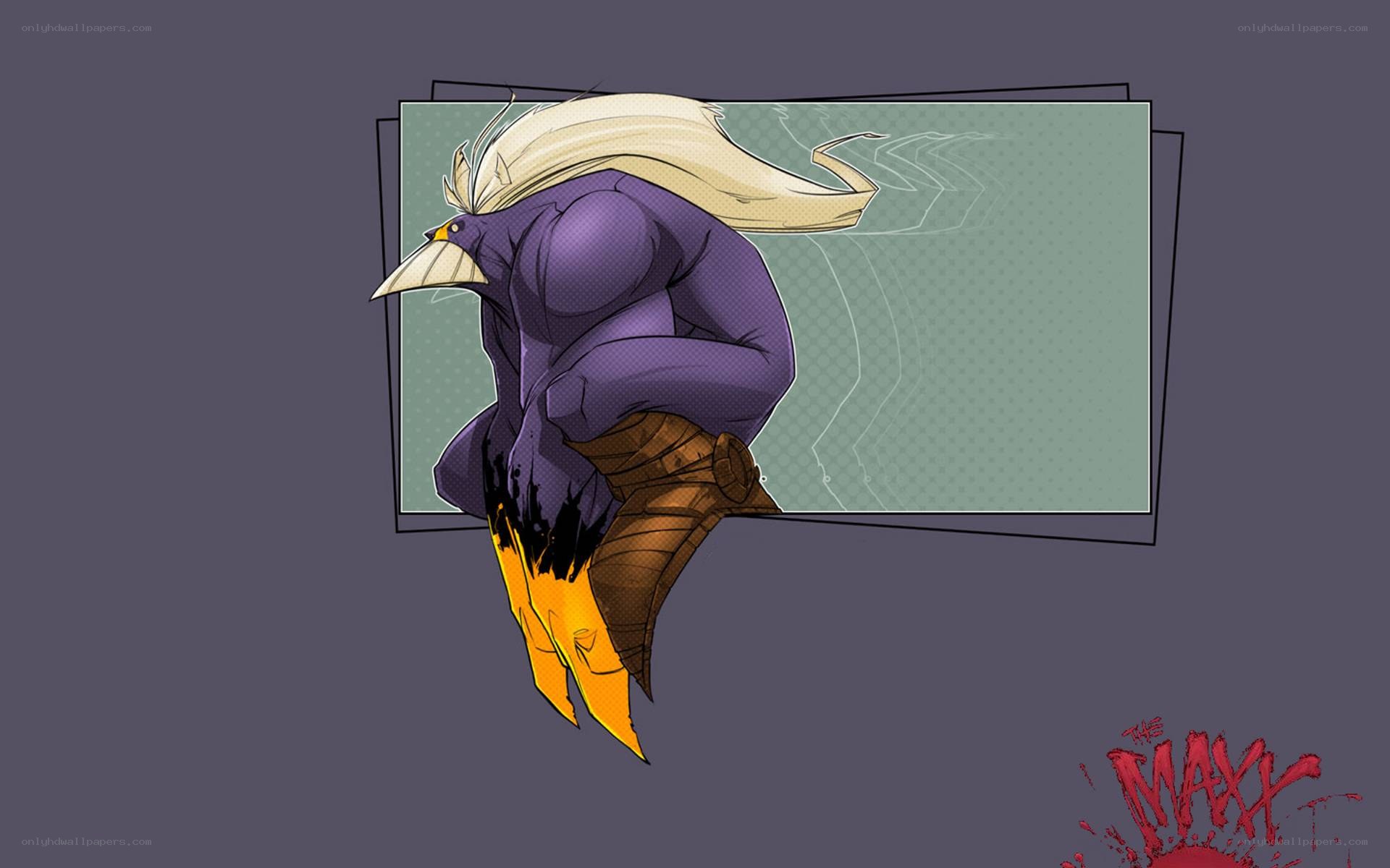 bird-like character artwork