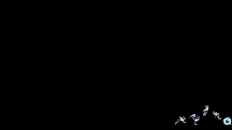 Bird-like Character Running