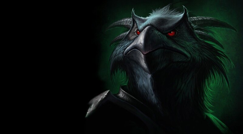 Bird-like Creature Head