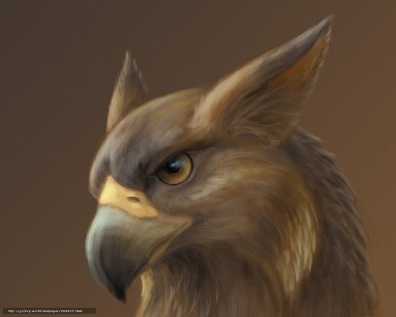 bird-like creature portrait
