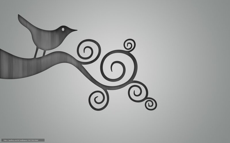 bird on a branch design