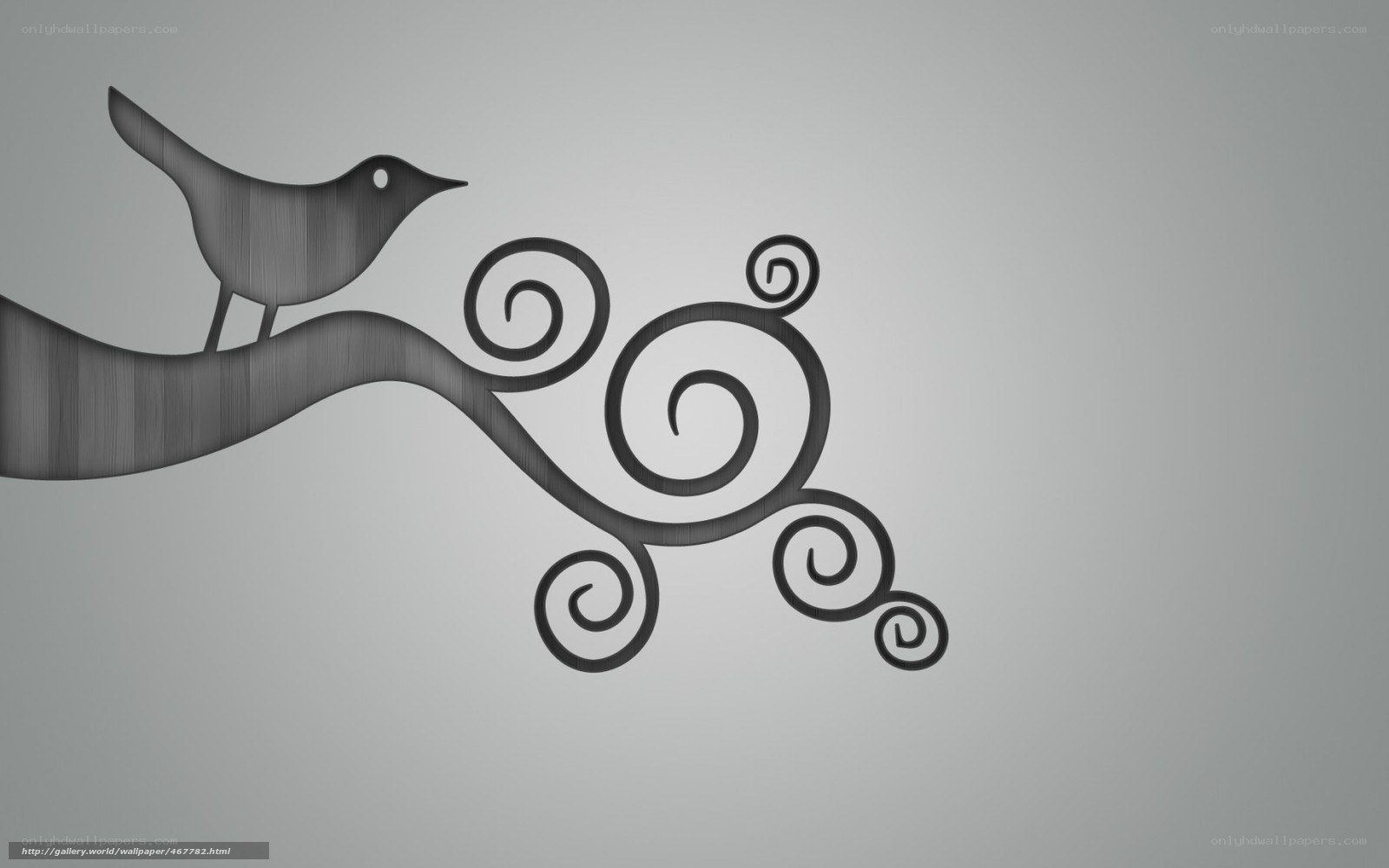 bird on a branch design