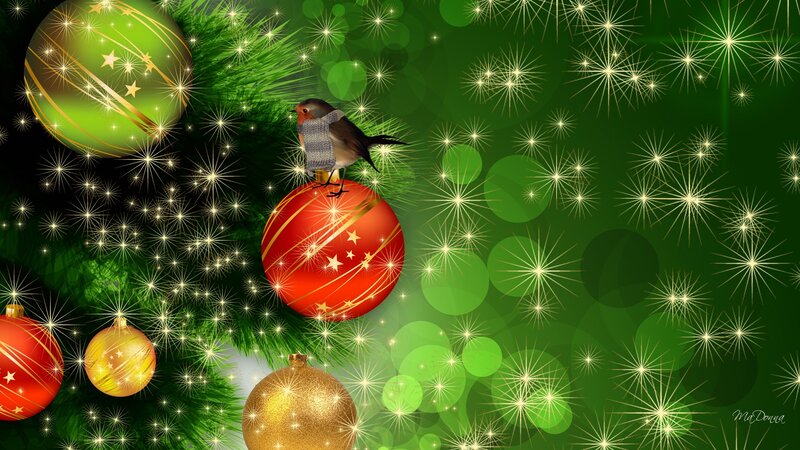 Bird on Ornament
