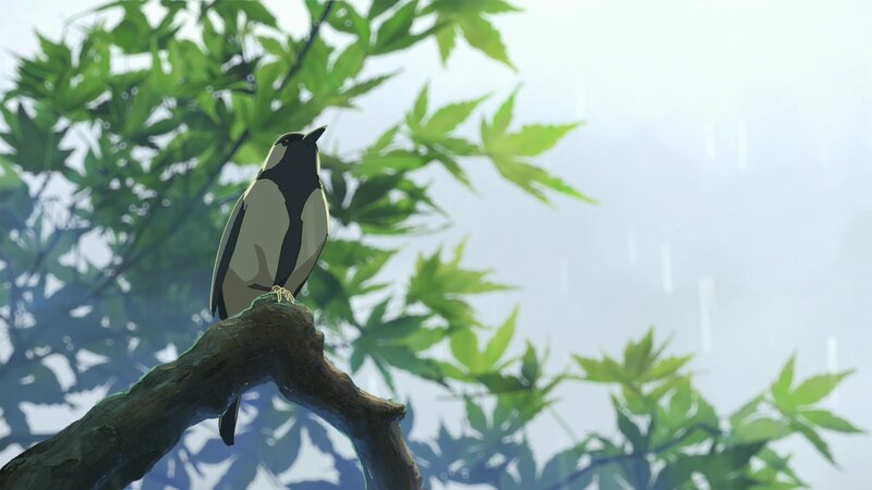 Bird on Tree Branch — Green, Serene, Spring