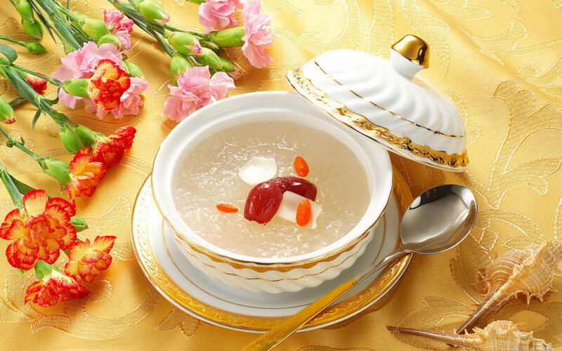 Bird's Nest Soup in Bowl