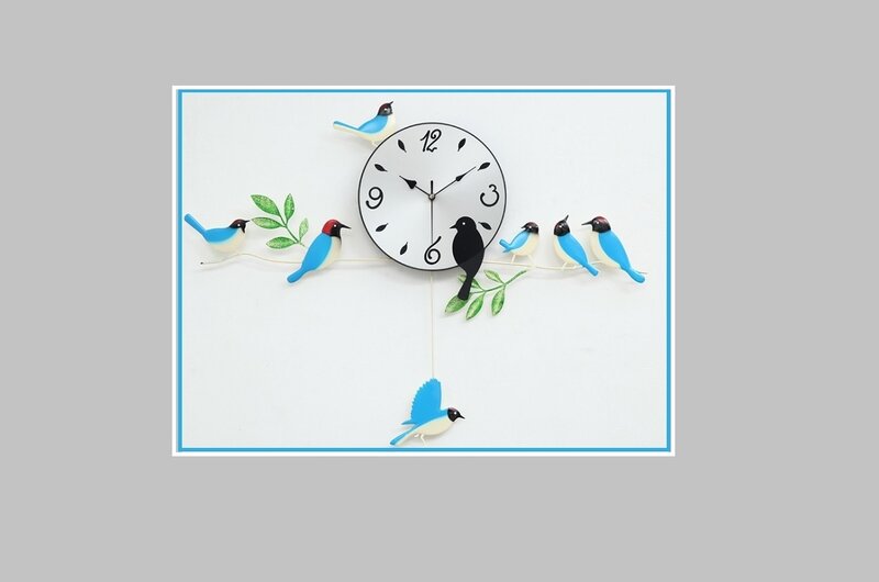 Bird-themed Wall Clock