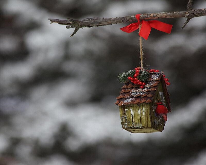 Birdhouse Ornament