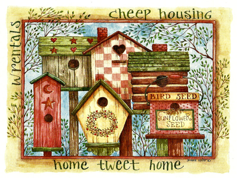 Birdhouses and Bird Feeder