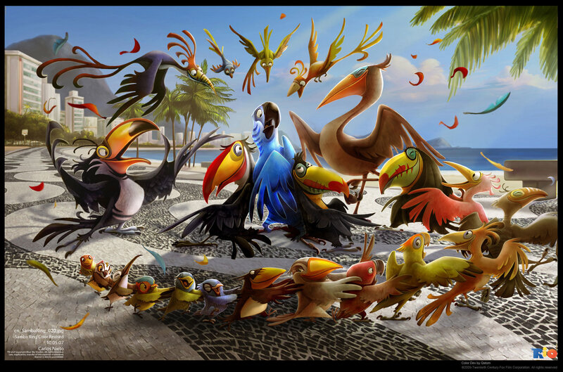 Birds dancing in Rio