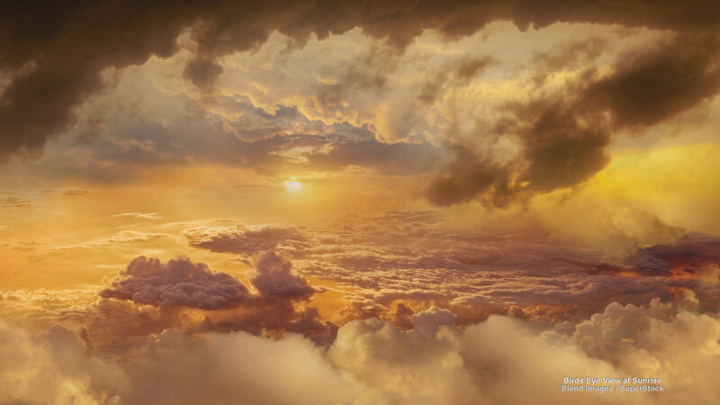 Birds Eye View of Clouds