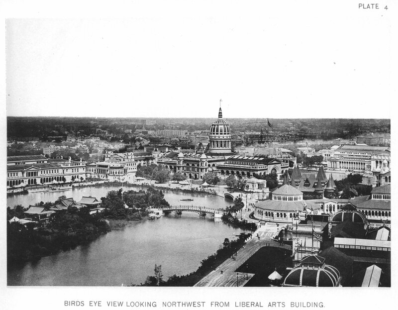 Birds eye view of fair