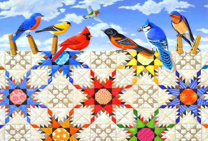 Birds on a Quilt