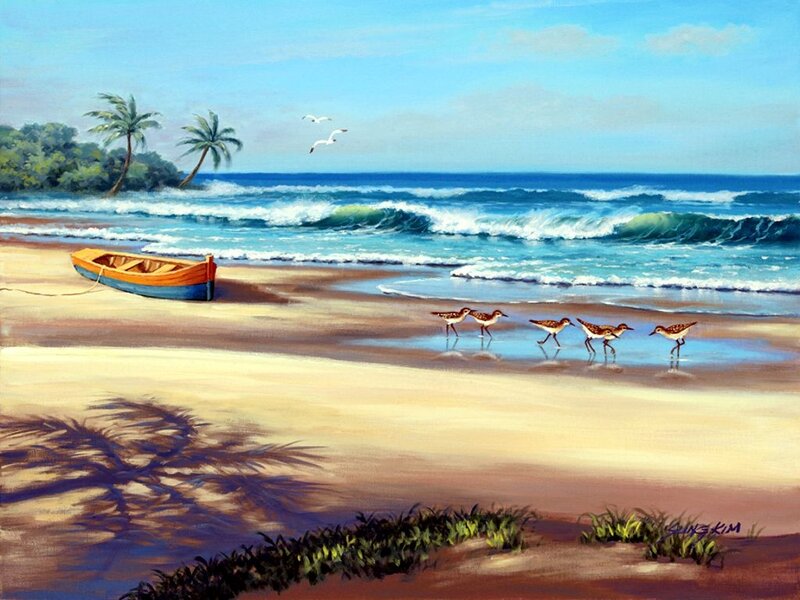 Birds on Beach