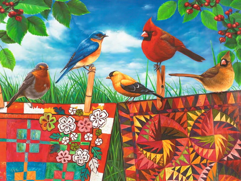 Birds on Quilts