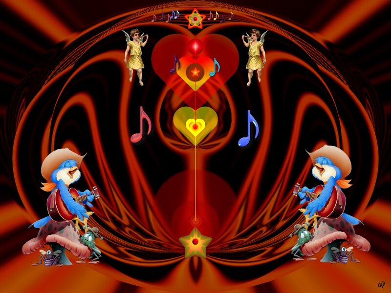 Birds Playing Guitars