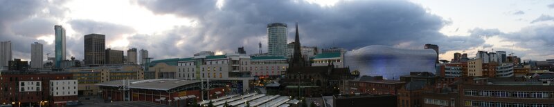 Birmingham city skyline