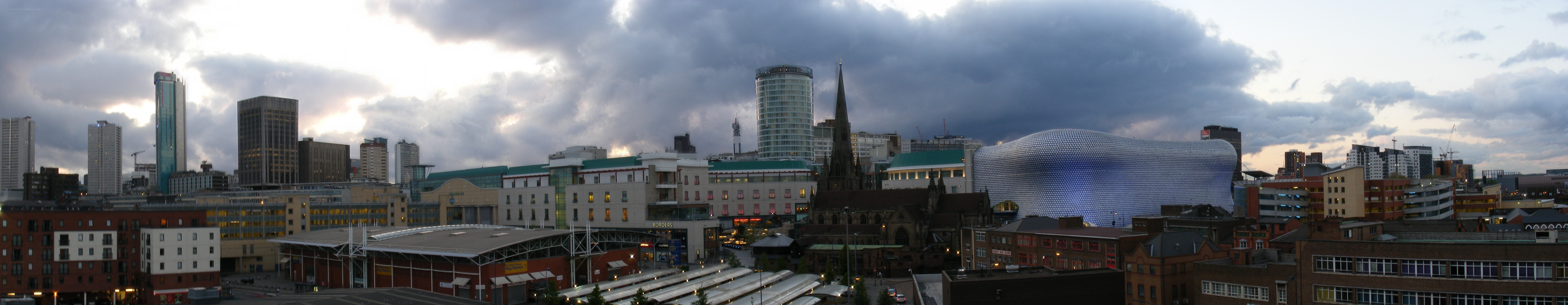 Birmingham city skyline