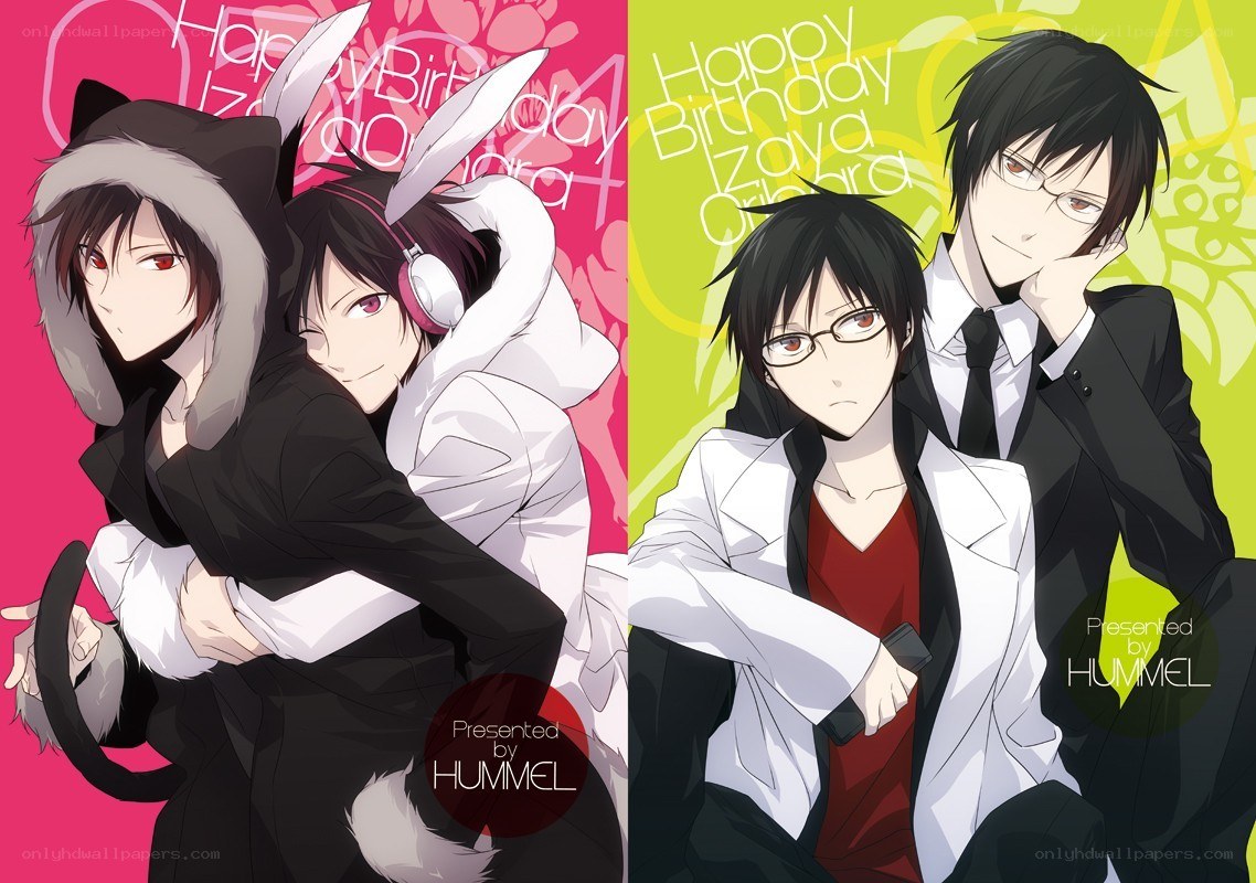 Birthday art for anime characters