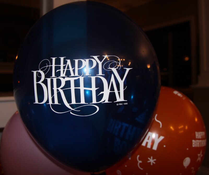 Birthday Balloons — Blue