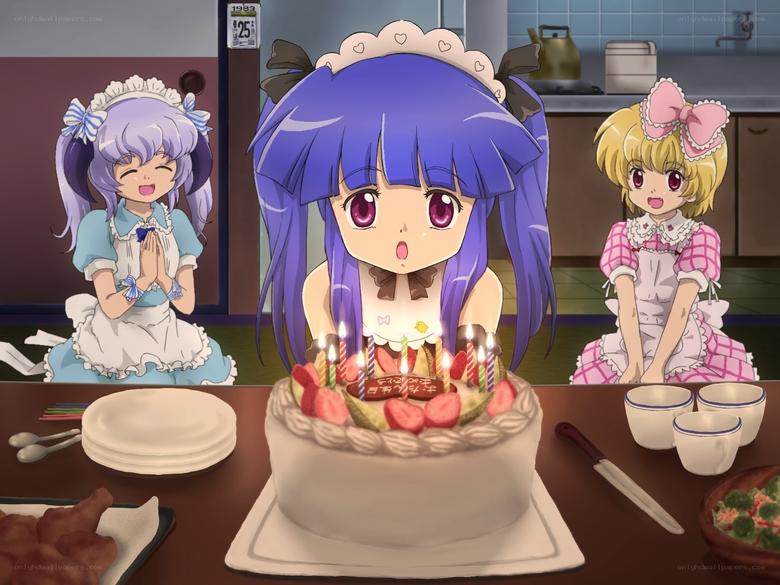 Birthday cake celebration