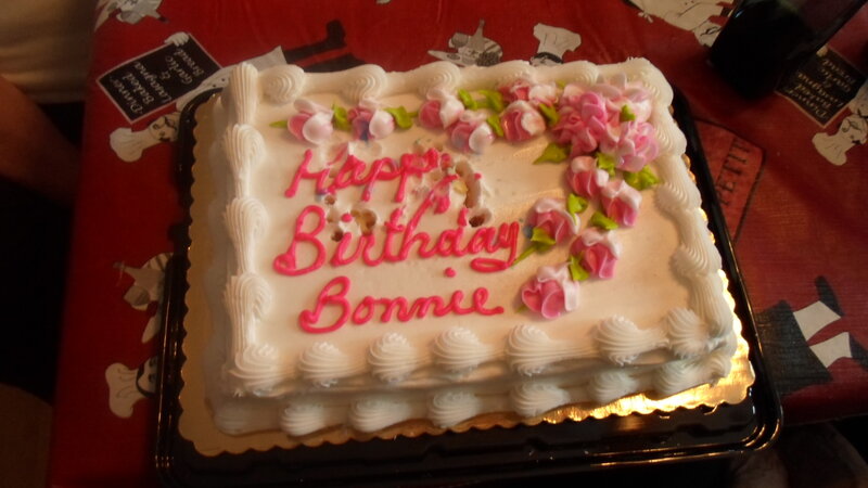 Birthday Cake on Table