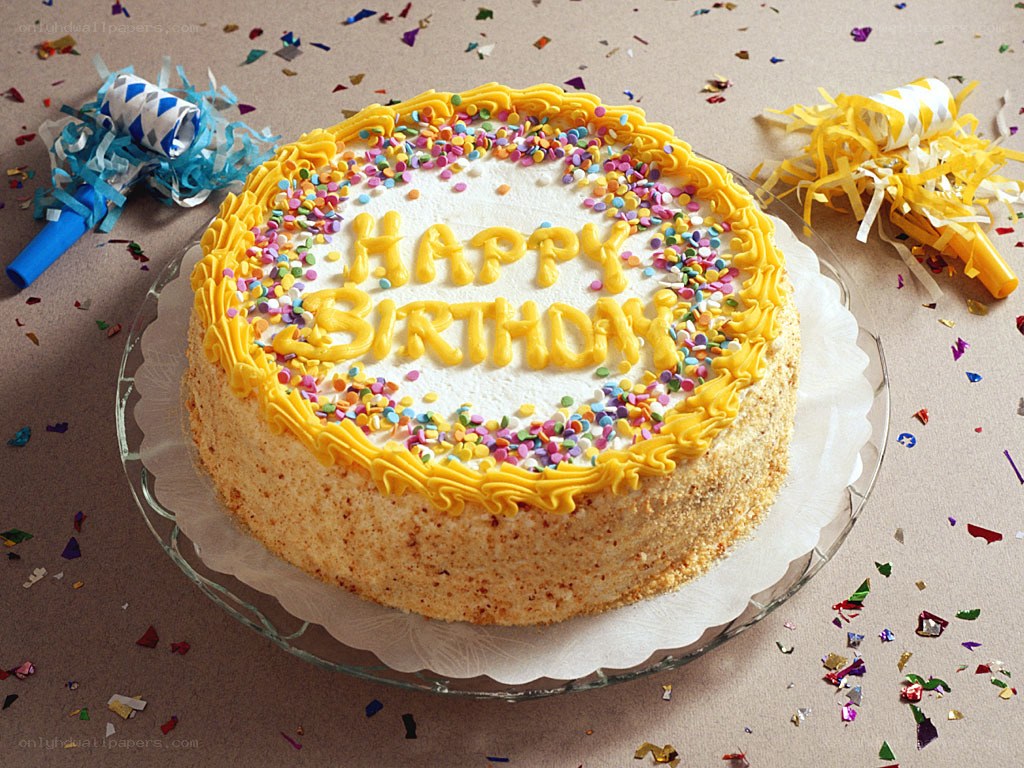 birthday cake with sprinkles