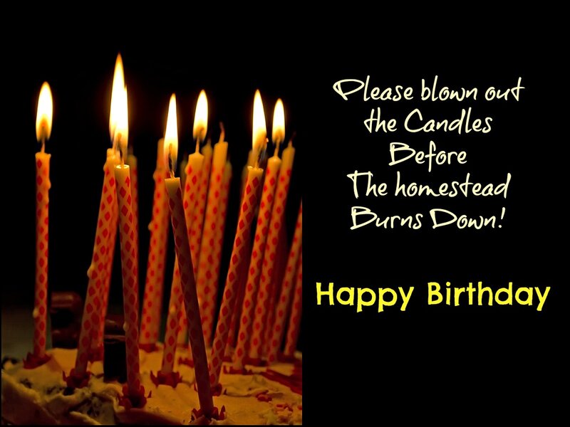 Birthday Candles on Cake — Black
