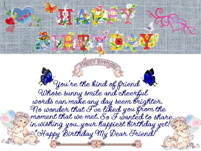 Birthday Card with Angels