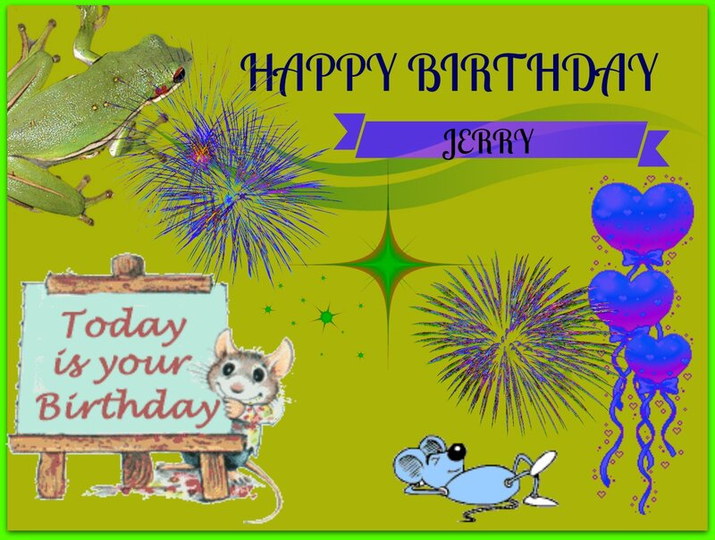Birthday Card with Animals