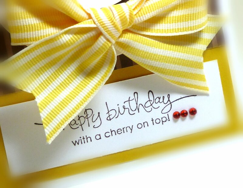 Birthday Card with Bow
