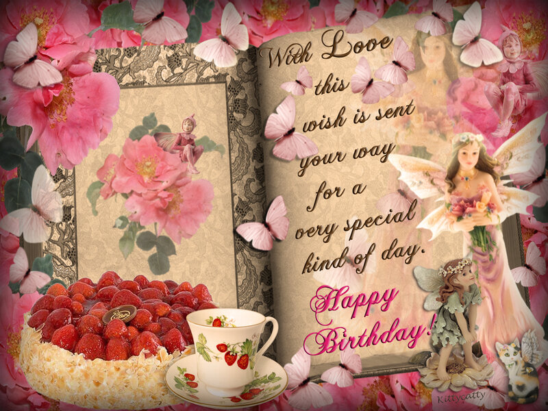 Birthday Card with Cake
